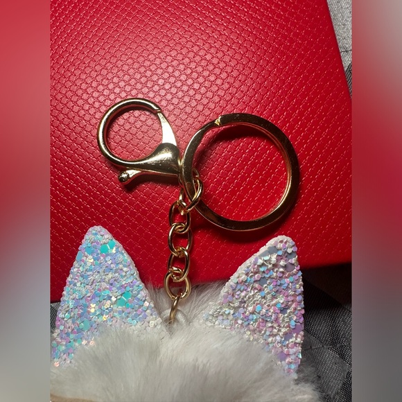Plush Owl Fur Keychain bag charm - Picture 8 of 9